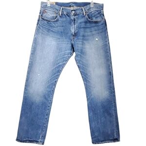 Polo Ralph Lauren Distressed Medium Wash Jeans Men's 36x30